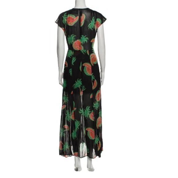 Reformation Womens Button Front Hydrangea Midi Dress size XS - Picture 15 of 16